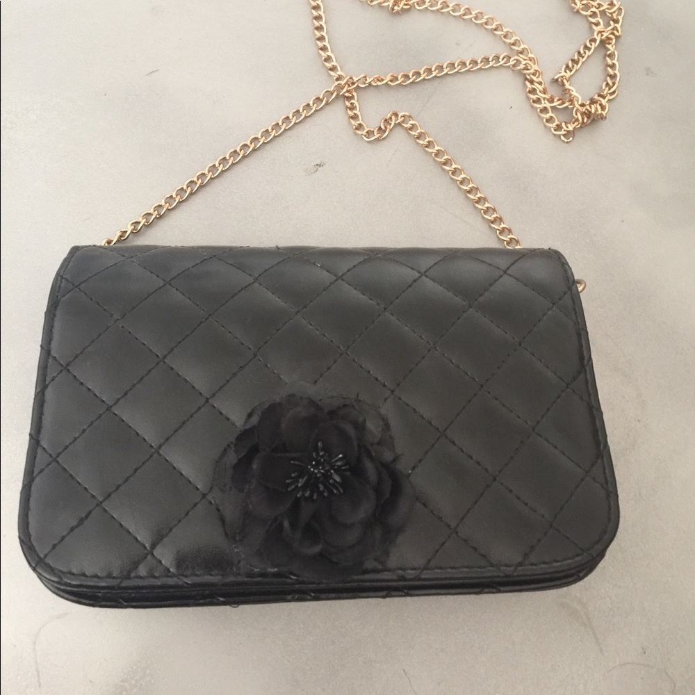 Evening shoulder bag black